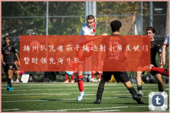 梅州队凭借茹子楠远射小角度破门暂时领先海牛队